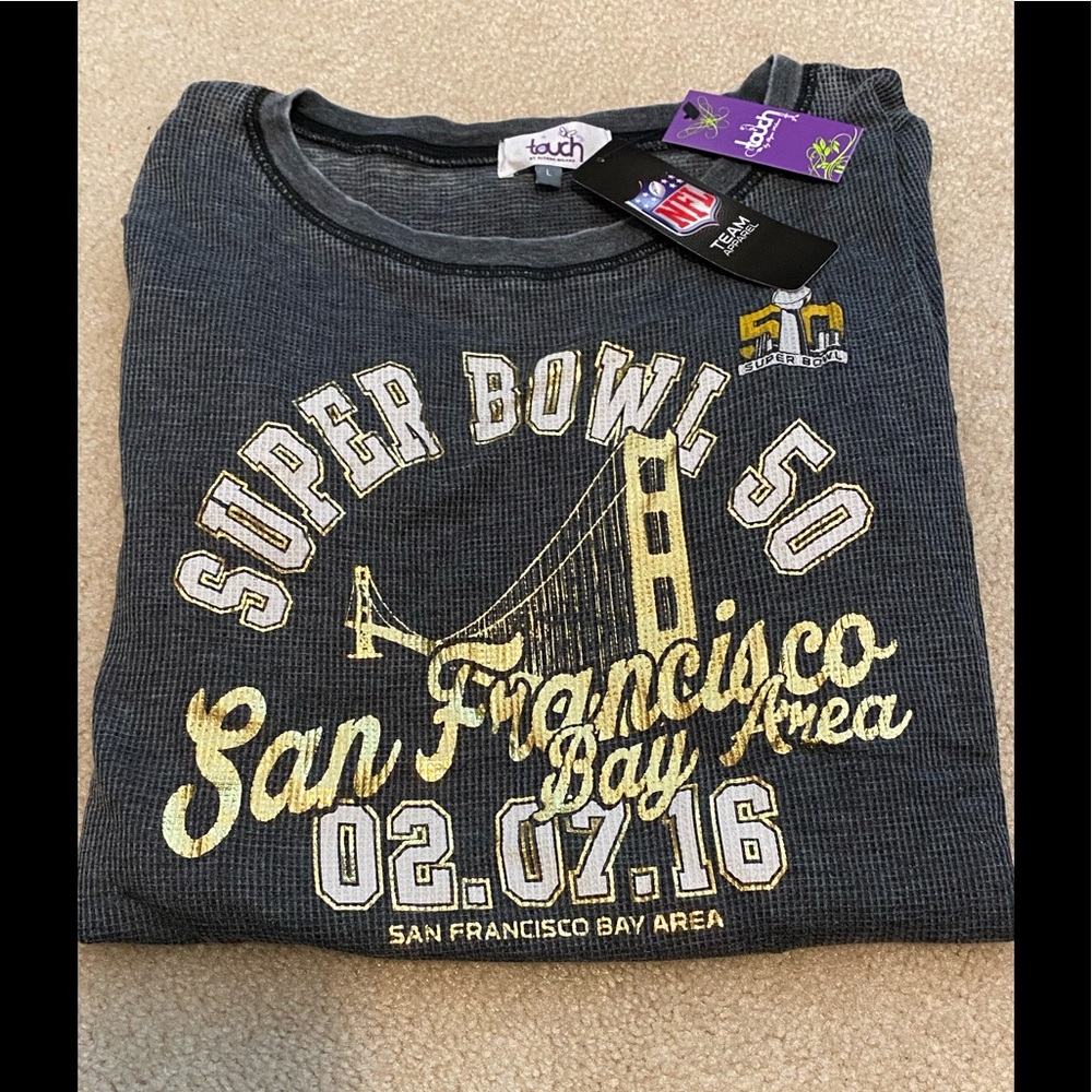 NWT Super Bowl 50 -2016 Championship - Long Sleeve